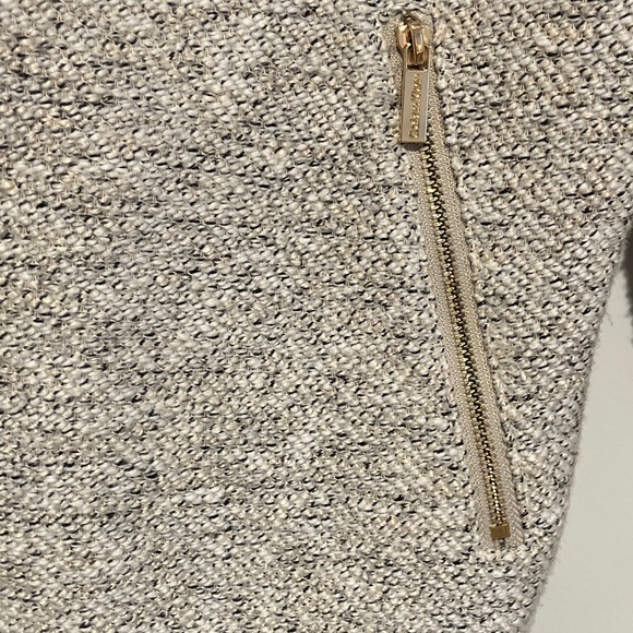 Calvin Klein Open-Front Blazer – Cream with Black Speckling - Picture 2 of 8